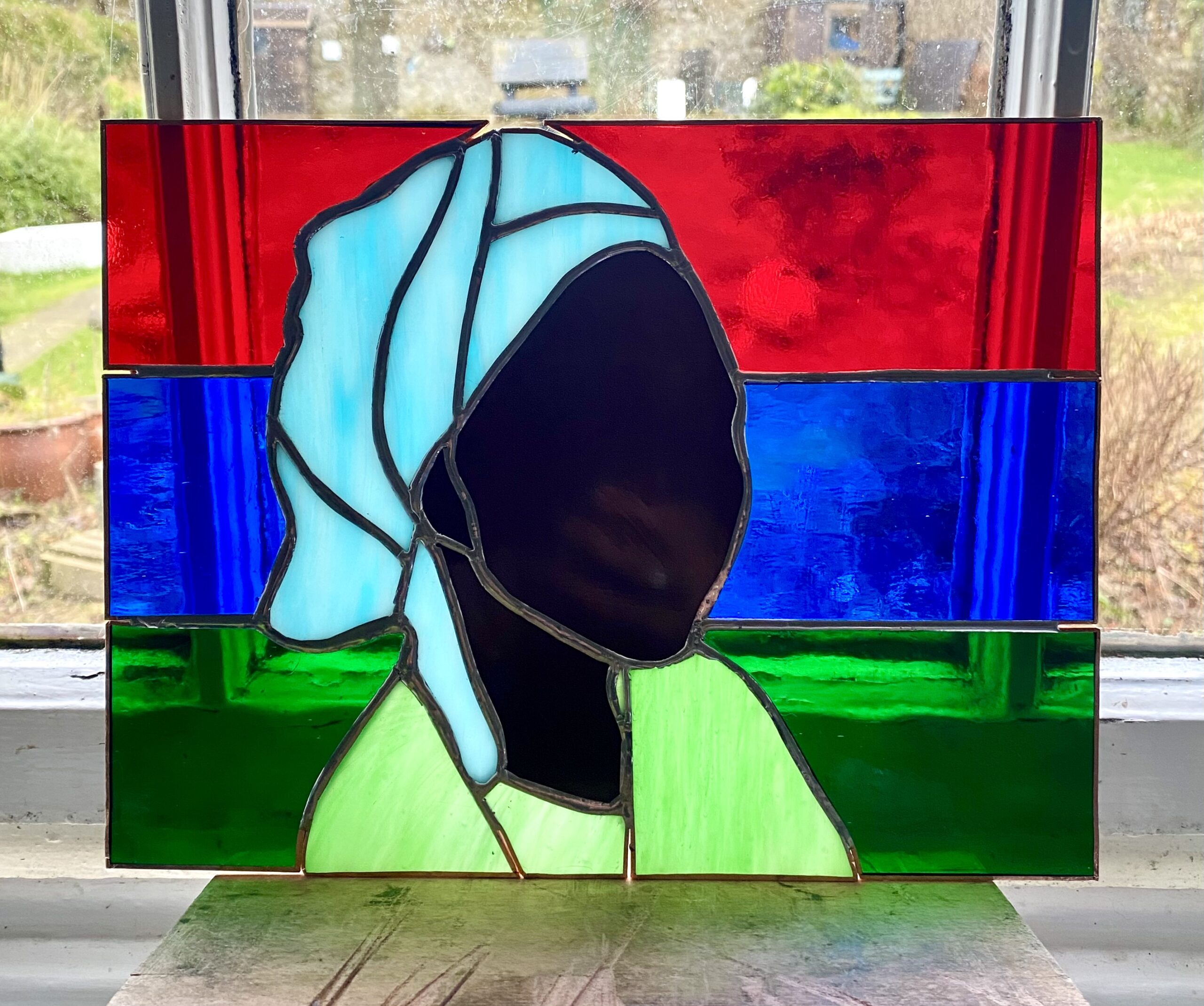 Who is Jaha Dukureh, my latest stained glass portrait, and what do you need to know about the Gambia?