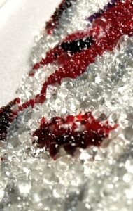Close up of Aladdin Sane